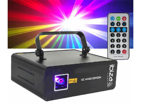 Ibiza Laser RGB 500MW DMX Ibiza Laser RGB 500MW DMX